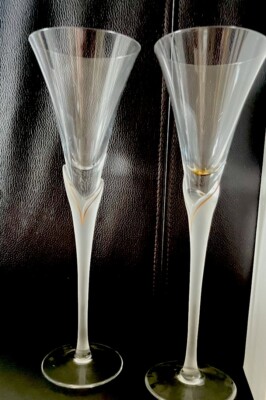 Schott Cristal Exclusive Gläser Serie  Vogue Blanc 2 Weingläser Wie Neu