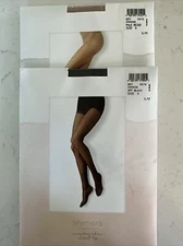 Shimera Lot Of 2 Size D Colors Off Black & Pale Beige Ultra Sheer Control Top