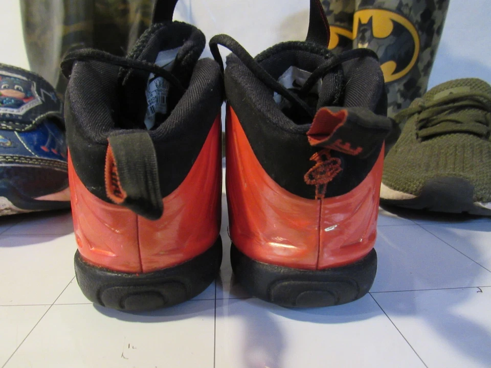 Lote de zapatos para niños pequeños talla 6/7 Nike Little Posite One zapatillas Adidas botas de lluvia D98S Foto 4 de 4