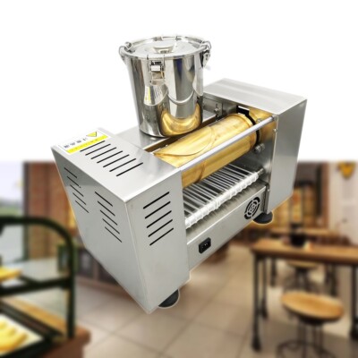 Commercial Auto Pancake Wrapper Cake Machine 110V 2200W 6'' Pastry Machine