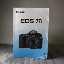 Canon EOS 7D Digital Camera User Instruction Guide Manual