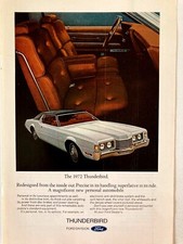1972 Ford Thunderbird Print Ad