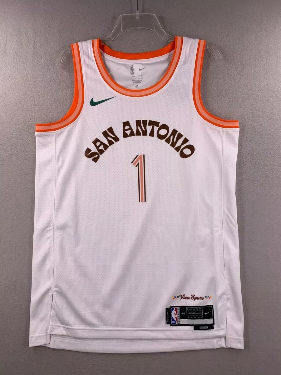 M 新品 NIKE Wembanyama San Antonio Spurs San Antonio Spurs Juvy Nike 2023-2024 City Edition Victor
