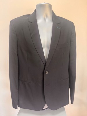Paul Smith Herren Schwarz Blazer Wolle Tailored Medium UK 38 / EU 48 Neu mit Etikett UVP 815£