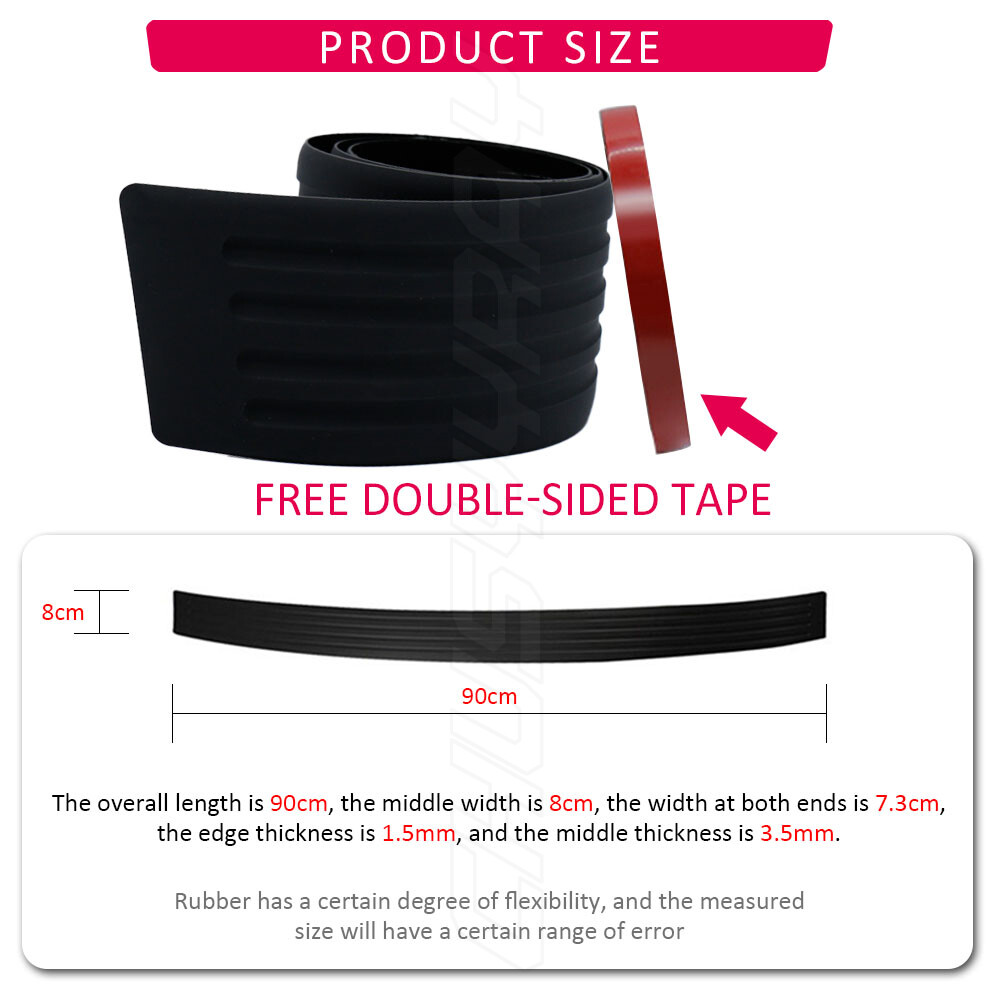 Car Trunk Bumper Guard Strip for Peugeot 2008 II Active/Style