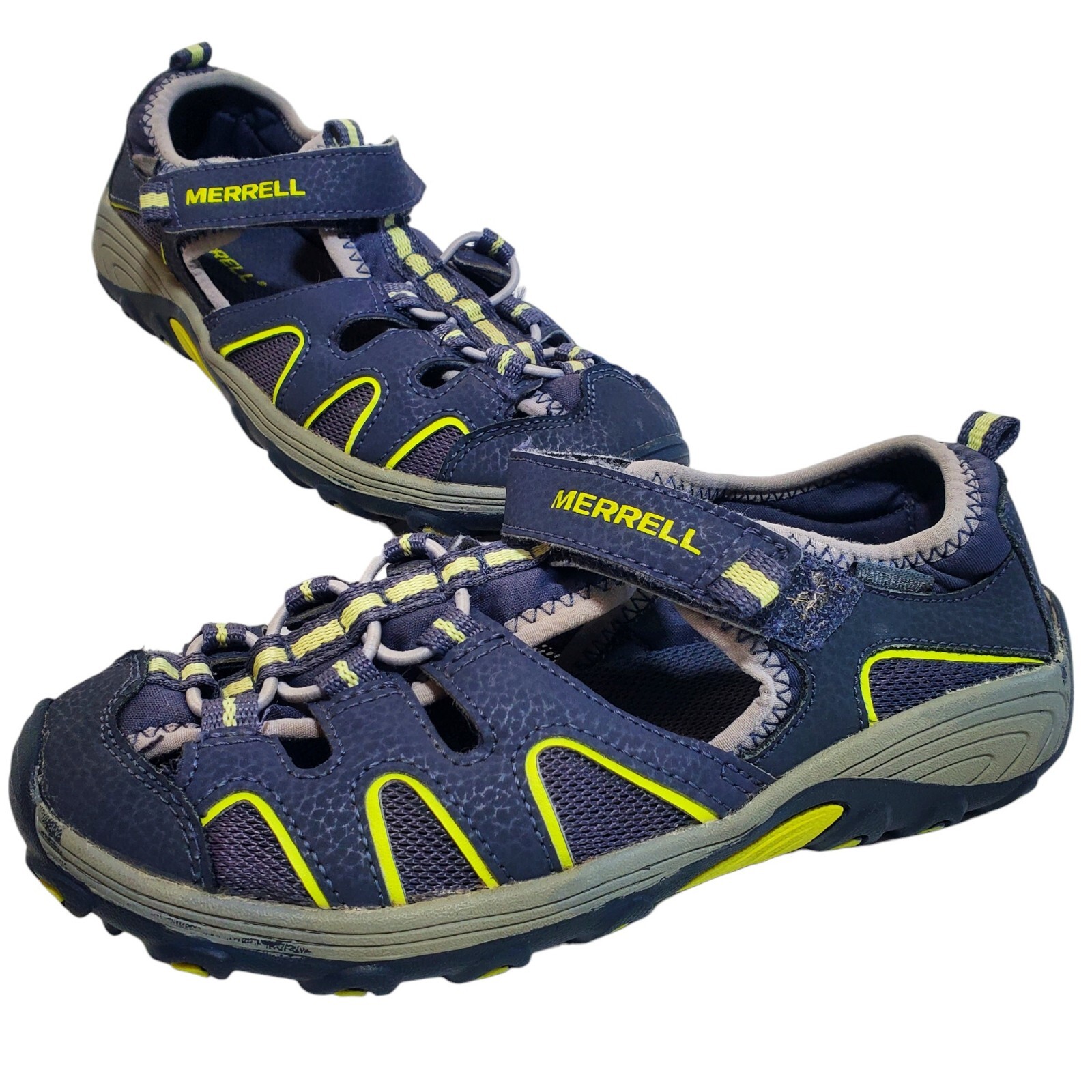 Sandali Merrell Hydro H2O Hiker punta chiusa blu navy sportivi MY54859 Fisherman 3