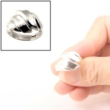 Sterling Silver Unisex Simpleness Ring