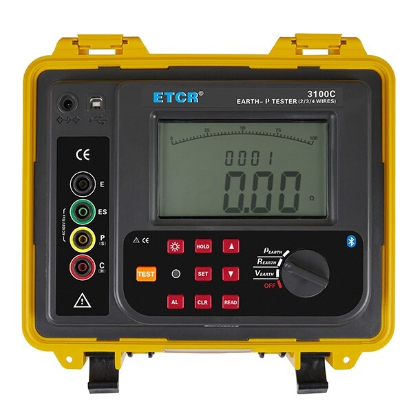 ETCR3100C Earth Resistance Soil Resistivity Tester 0.00Ω~30.00kΩ ✦KD