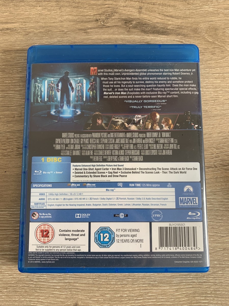 【中古】「非常に良い」Iron Man: 3-Movie Collection [Blu-ray] Amazon.com: Iron Man 3 Movie Collection: Iron Man / Iron Man 2
