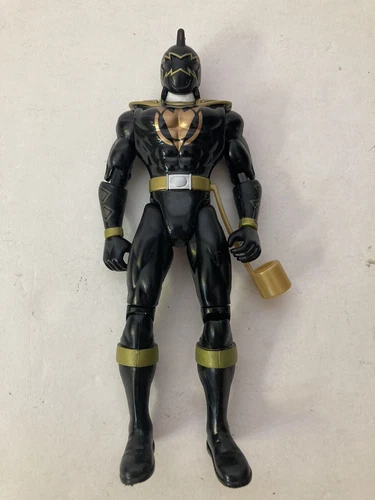 Vintage Power Rangers Legacy Dino Thunder Black Ranger Figure 2003