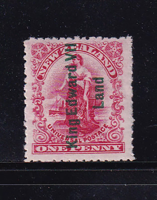 New Zealand 1908 Certificate Chile VICTORY LAND King Edward VII Rare Earth MNH