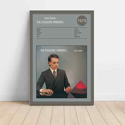 Gary Numan   The Pleasure Principle Fine Art Album Poster