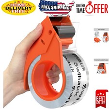 Durable 1.88 in Packing Tape with Manual Dispenser - Ideal for Shipping  Moving