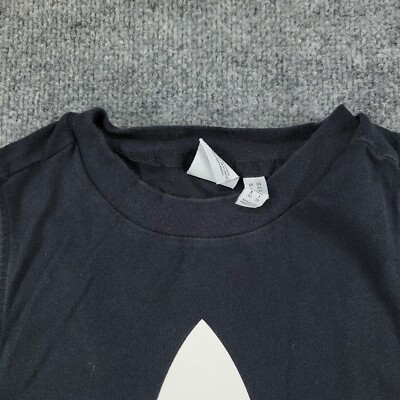 Adidas Tank Top Shirt Women's XS Black Trefoil Logo Graphic