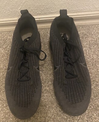 Nike Air VaporMax Flyknit 2021 Black Anthracite Size 9 DH4084-001 Nike Air VaporMax Flyknit 2021 Shoes Black Anthracite DH4084  main image 4