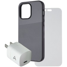 Axessorize Essential Bundle for iPhone 14 Pro Max with Case/Screen/Adapter