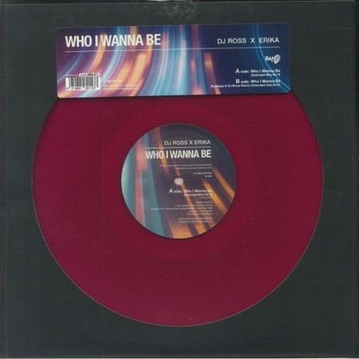 DJ ROSS/ERIKA - Who I Wanna Be - TRANSLUCENT PURPLE VINYL 12''