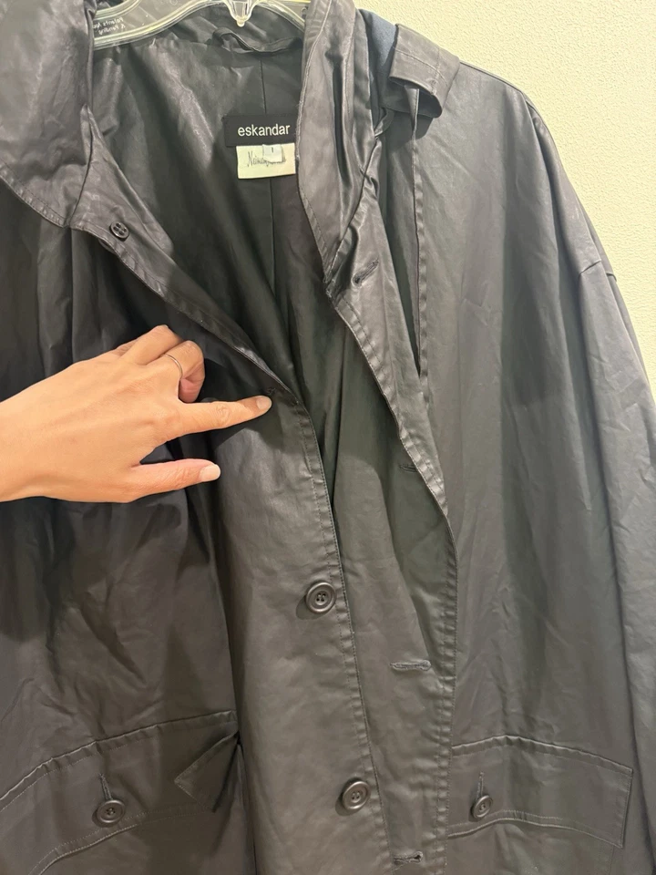 Eskandar Cost Jacket Size 1 With Hood  - Image 4 of 4