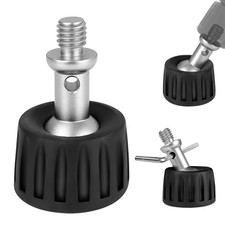 3/8 Tripod Feet 3 PCS Rotatable AntiSlip Big Rubber Foot Width 37mm Parts