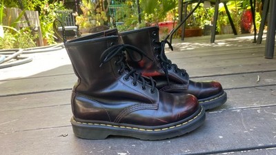 Cherry Red women's Air Wair Doc Martin Boots