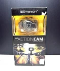 Emerson HD Action CAM Camera Rechargeable 4X Digital Zoom Bike Mount Go Pro