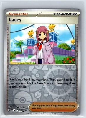 Lacey Reverse Holo Uncommon SV07: Stellar Crown 139/142 NM