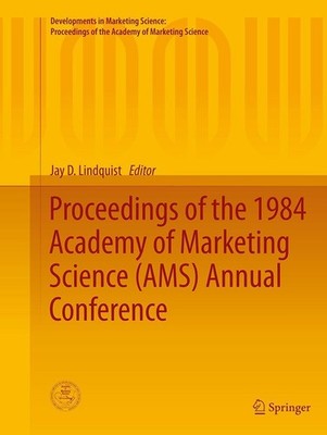 Proceedings of the 1984 Academy of Marketing Science (AMS) Annual Conference Jay