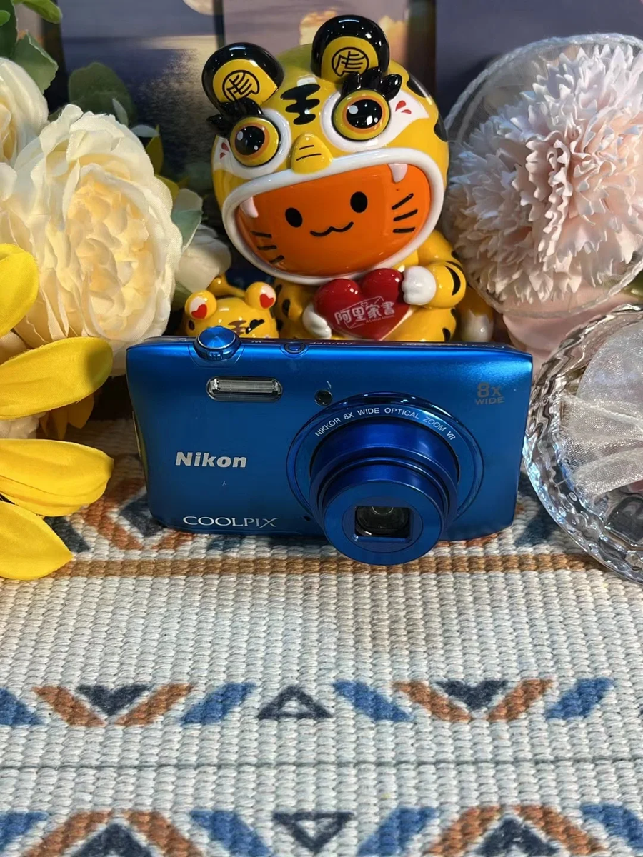 Appareil photo numérique compact Nikon Coolpix S3600 bleu 20,1