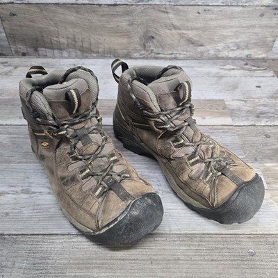 KEEN Targhee II Mid Waterproof Mens 8 Leather Textile Hiking 