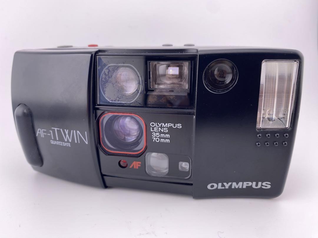 OLYMPUS フィルムカメラ AF-1 TWIN QUARTZ DATE OLYMPUS AF-1 TWIN QUARTZ DATE Compact Film Camera Tested