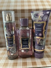 BATH AND BODY WORKS Moonlit Goddess Cream, Body Wash And Frag Mist