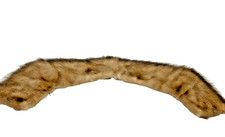Muscrat Blonde Fur Collar 27" x 5"