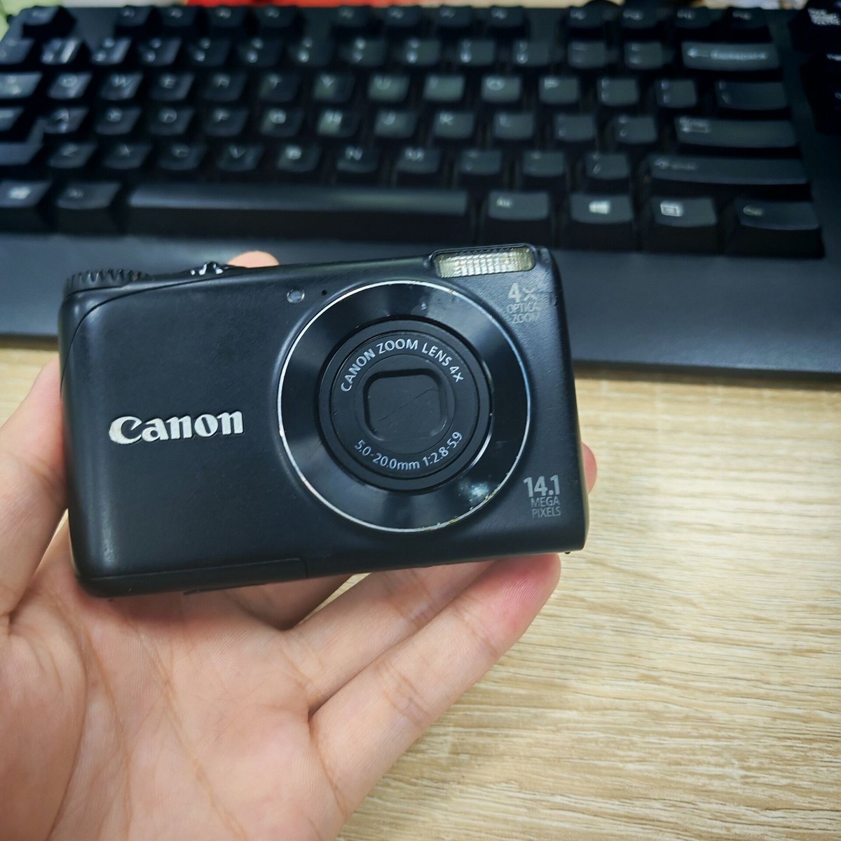 Canon PowerShot A2200 HD 14.1 MP BLACK Digital Camera 4x optical