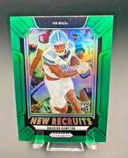 2025 Prizm Draft Picks - New Recruits OMARION HAMPTON #18 Green Prizm (RC) PATS