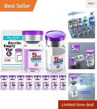 Reusable Sterile Glass Vials 5ml   Leak Proof with Self-Healing Injection Port