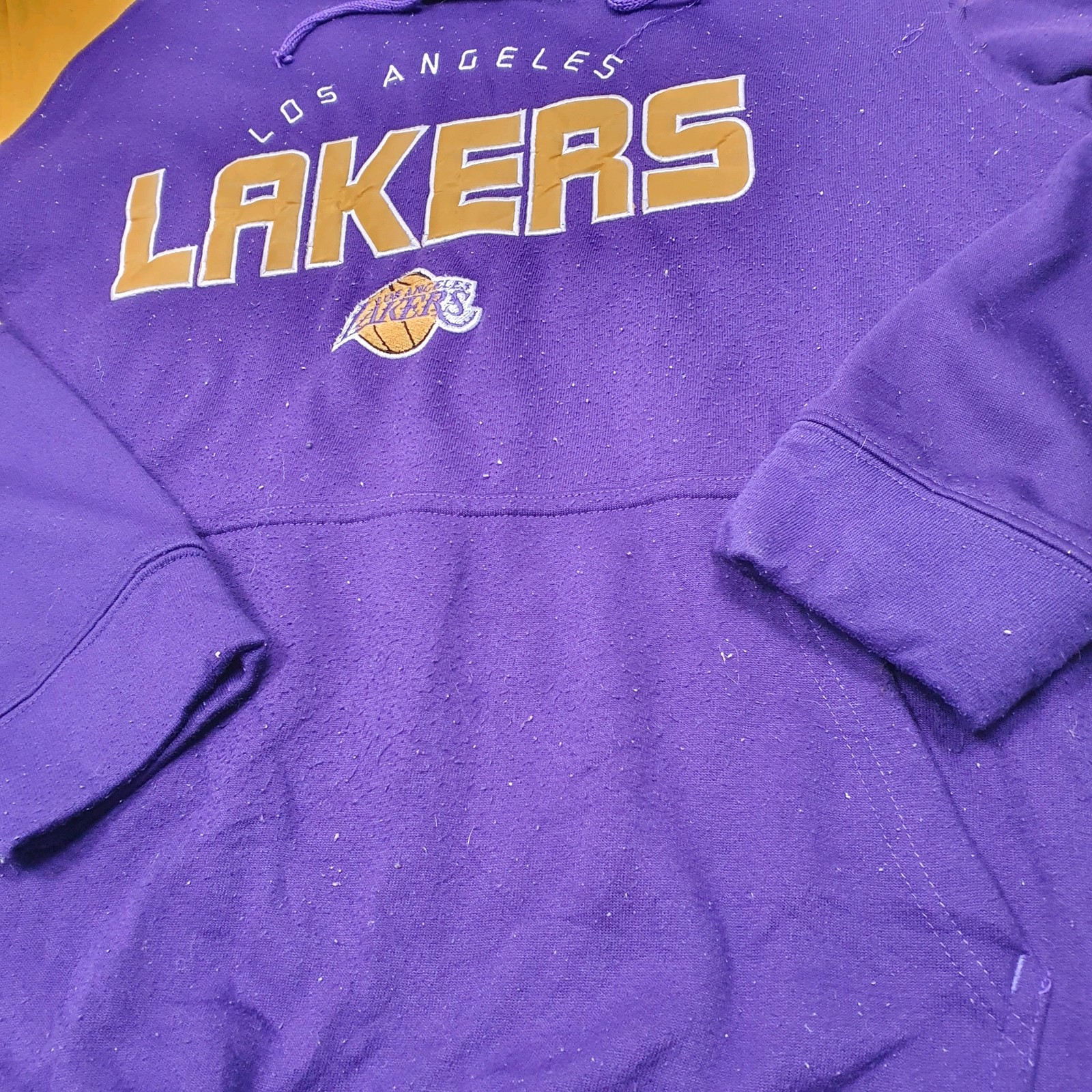 NBA Hoodie LA Lakers Basketball Jumper Sweatshirt Mens L image 4