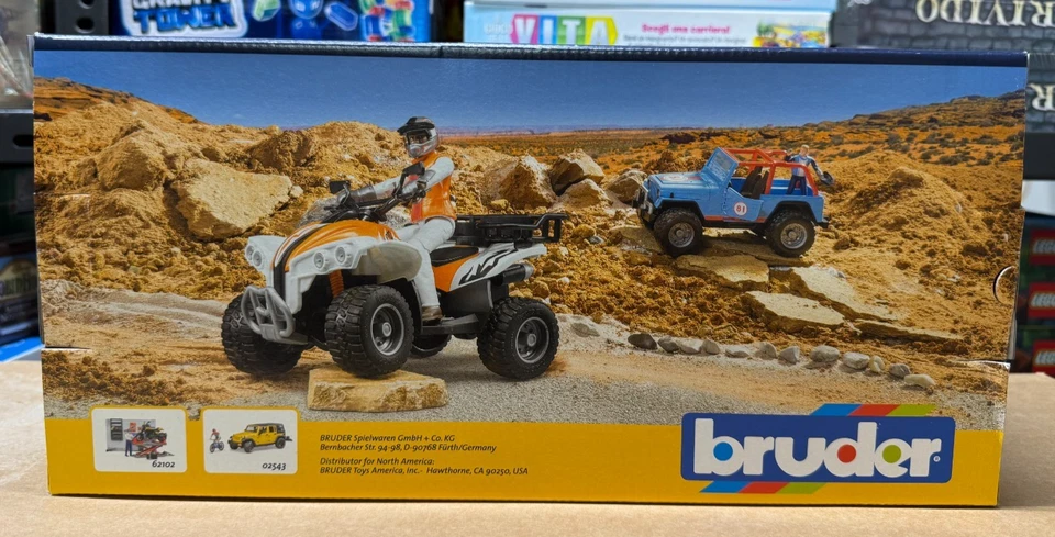 BRUDER 02525 - scala 1:16 - JEEP WRANGLER UNLIMITED RUBICON - NUOVO - SIGILLATO - Immagine 3 di 4