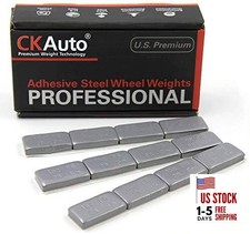 1oz, Adhesive Stick on Wheel Weights,EasyPeel Standard Box (72 pieces) Grey