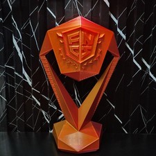 3d Printed 10 Inches Fncs Trophy (RED AND GOL...