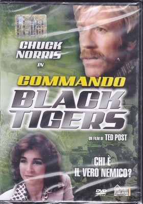 DVD COMMANDO BLACK TIGERS - WER IST DER WAHRE FEIND mit Chuck Norris Neu 1978