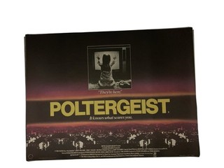 Poltergeist 1982 Uk Quad Poster Folded Steven Spielberg Tobe Hooper
