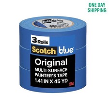 ScotchBlue 1.88 In. x 60 Yds. Original Multi- Surface Painter's Tape 3 Rolls