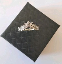 Lovely PANDORA Princess Wishbone Ring Sterling silver