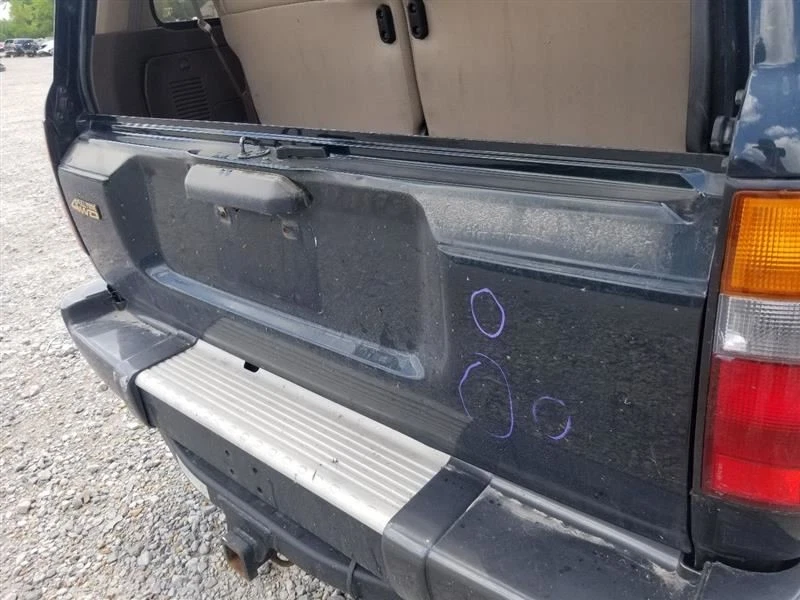 91-98 TOYOTA LAND CRUISER OEM LOWER HATCH TRUNK GREEN - MINOR DINGS Foto 4 de 4