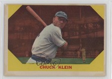 1960 Fleer Baseball Greats Chuck Klein #30 HOF 18x4