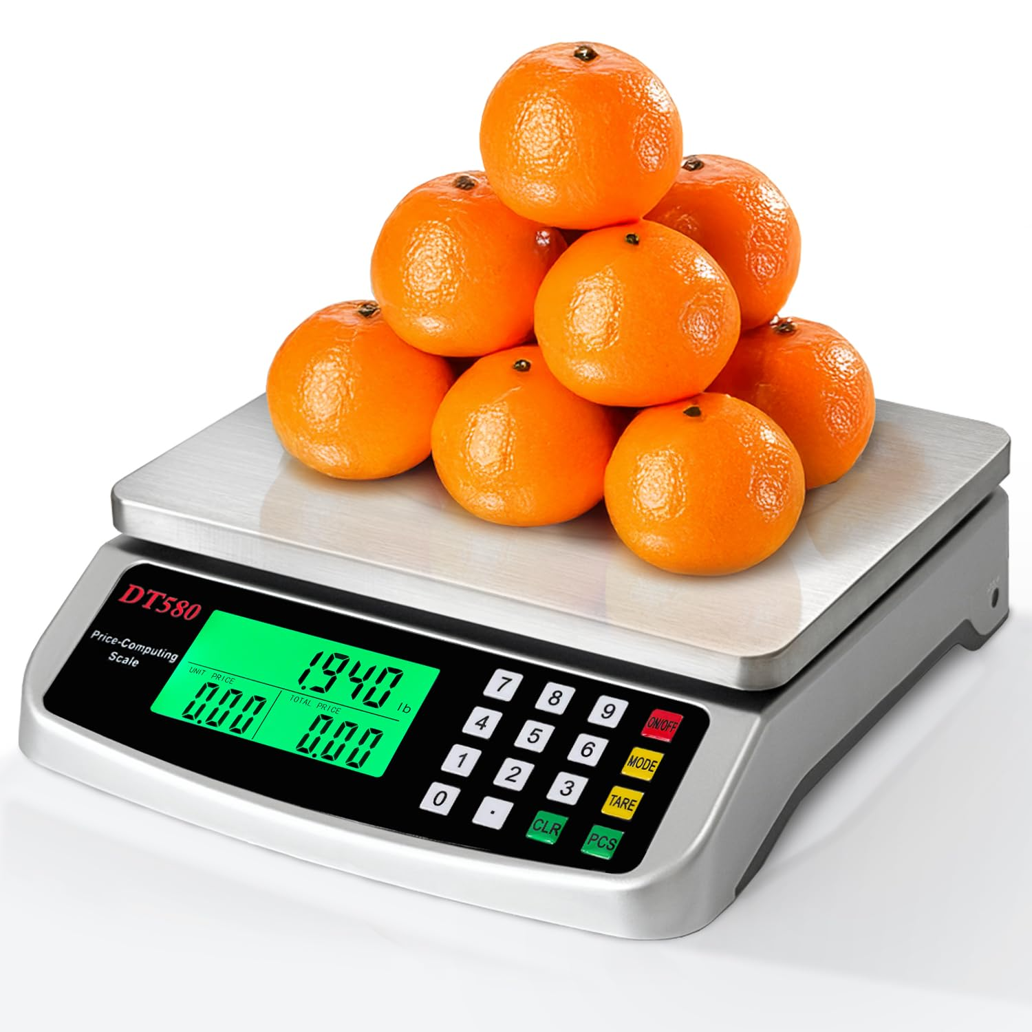 Kitchen Scal 110Lb Food Scale, Digital Kitchen Scale with Price Computing Commercial ...