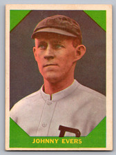1960 FLEER #57 JOHNNY EVERS CUBS