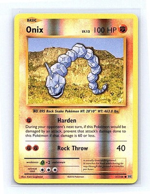 Onix Reverse Holo 61/108 XY - Evolutions Common NM