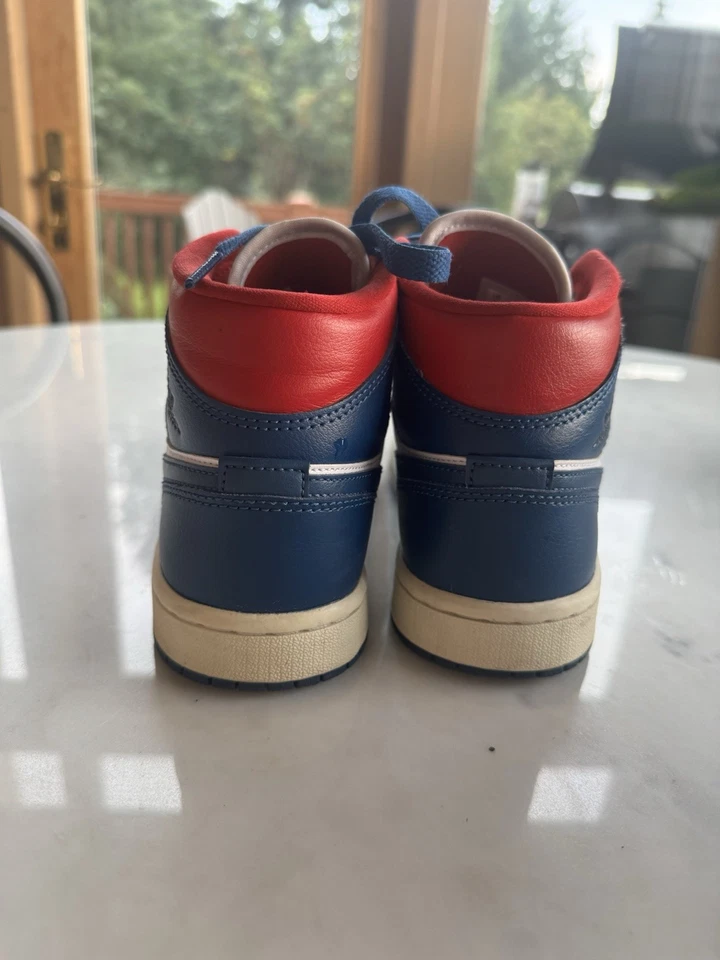 Air Jordan 1 Mid Teal azul francés con talla 5 Foto 4 de 4