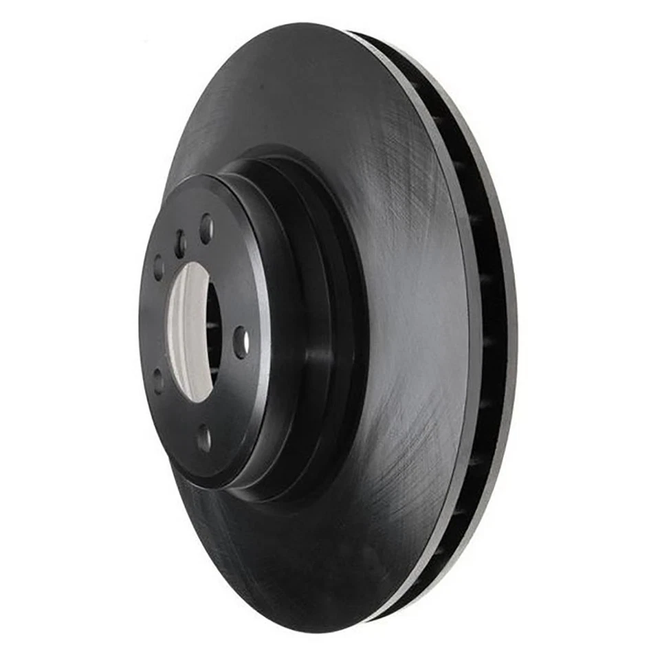 Front Kit Brake Rotors + Metallic Pads & Hardware For 2007-2009 BMW 335i - Image 3 of 4